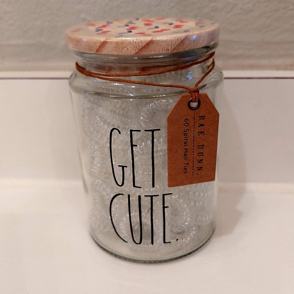 Rae Dunn Accessories - NWT rae dunn spiral hair ties GET CUTE